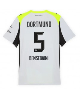 Günstige Borussia Dortmund Ramy Bensebaini #5 Auswärtstrikot 2025-26 Kurzarm